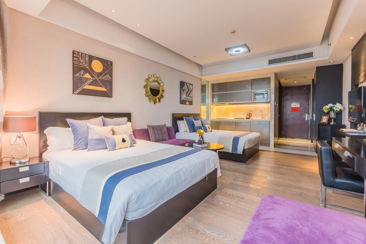 Binjiang Starlight Public Pavilion Hotel Apartment Hangzhou Exterior foto