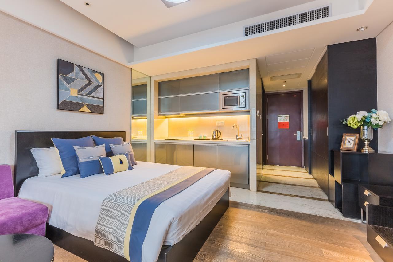 Binjiang Starlight Public Pavilion Hotel Apartment Hangzhou Exterior foto
