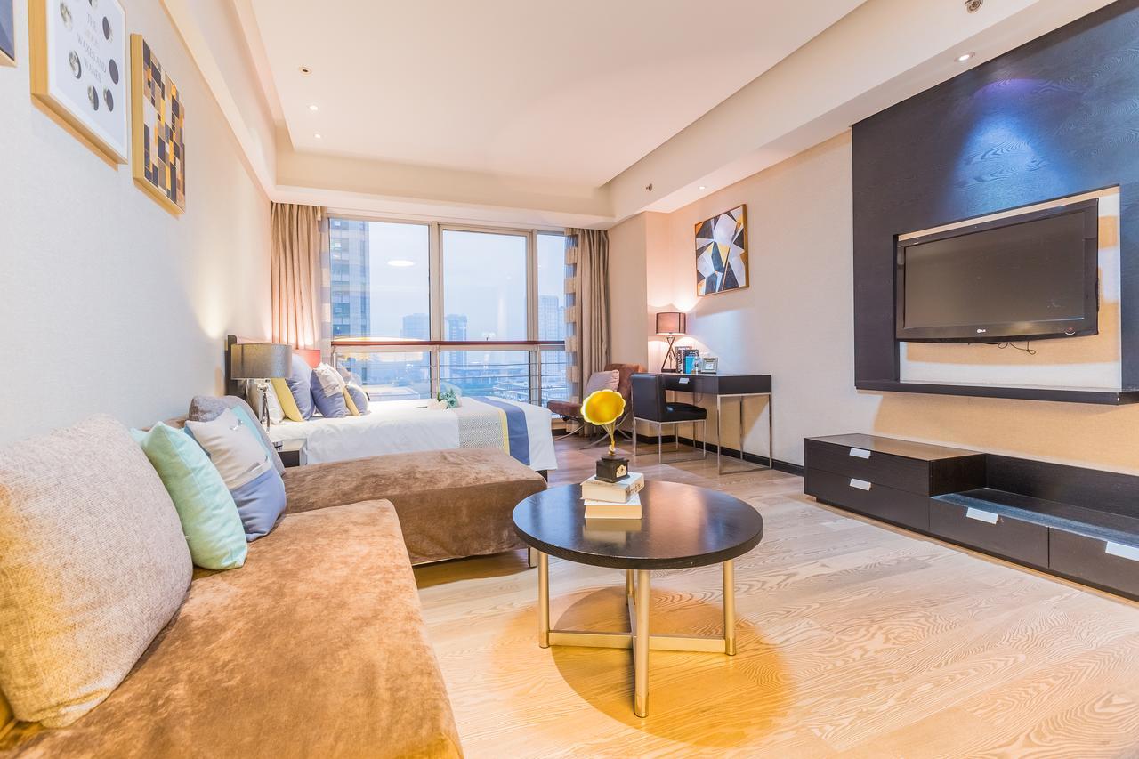 Binjiang Starlight Public Pavilion Hotel Apartment Hangzhou Exterior foto