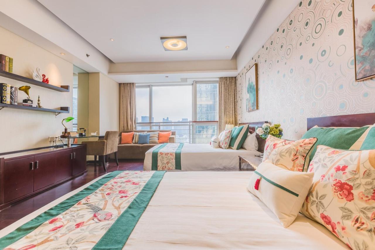 Binjiang Starlight Public Pavilion Hotel Apartment Hangzhou Exterior foto